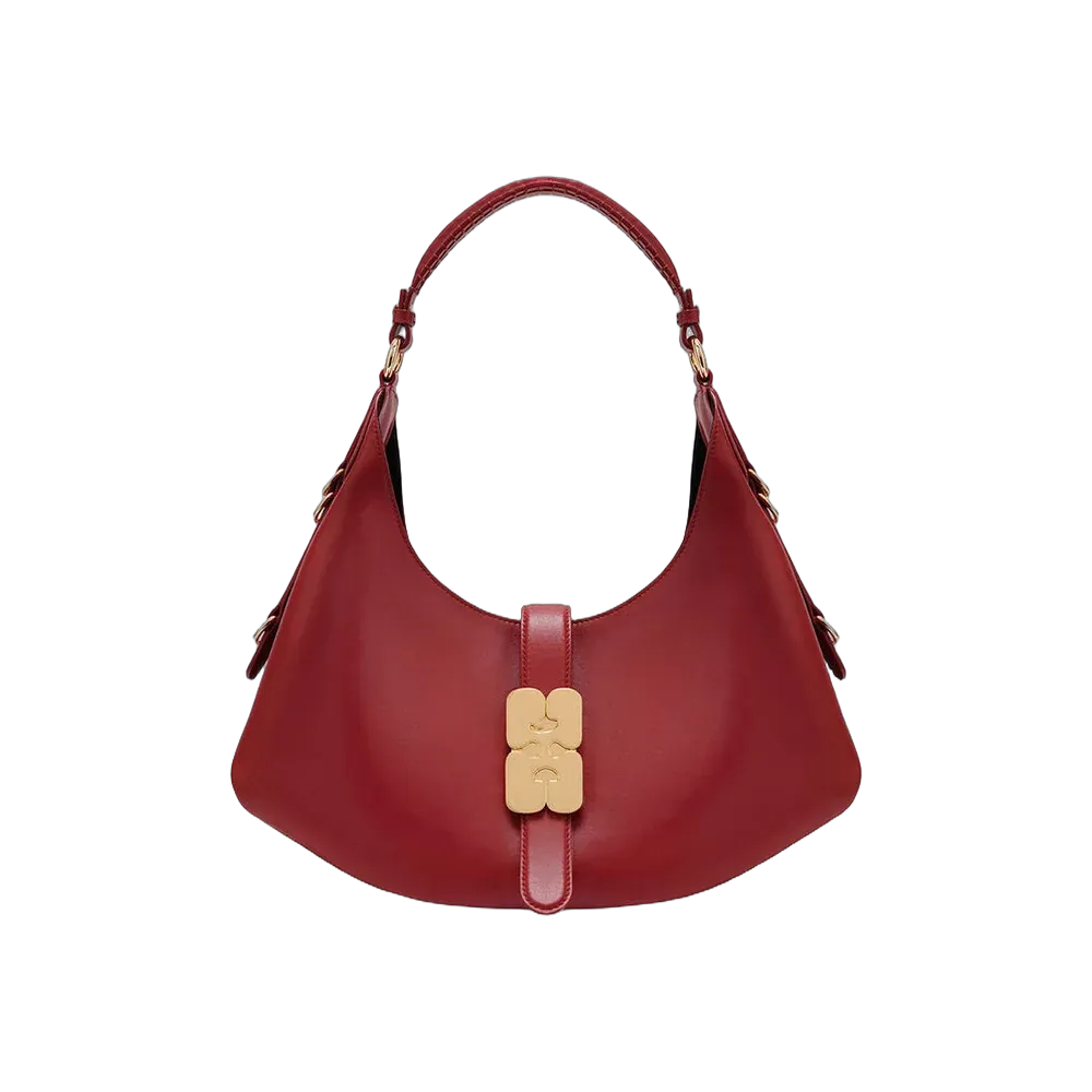 Ganni Red Small Kat Bag