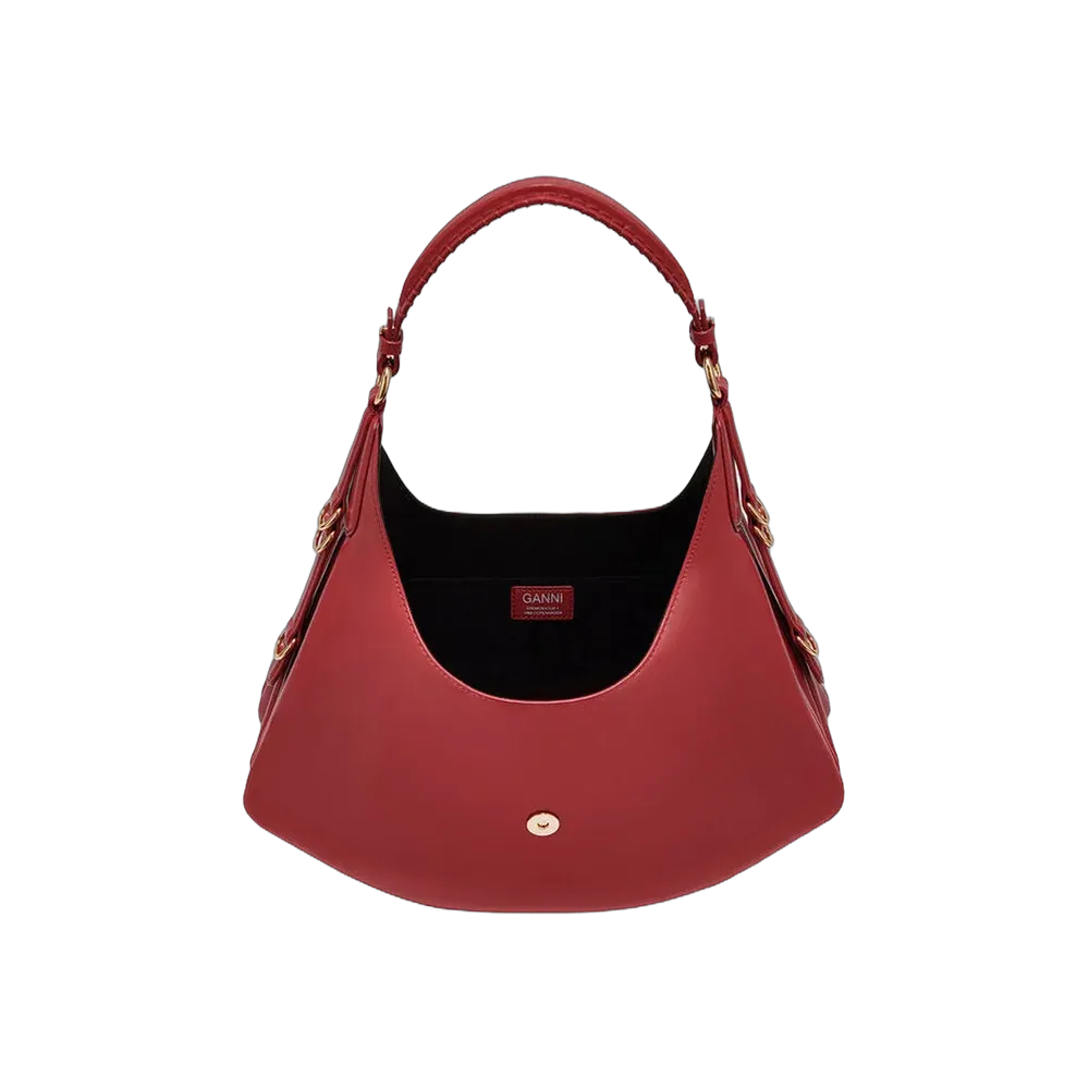 Ganni Red Small Kat Bag