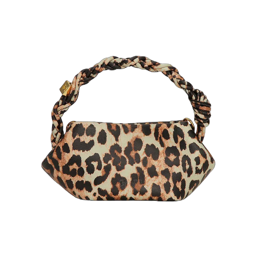 Ganni Leopard Mini Bou Bag