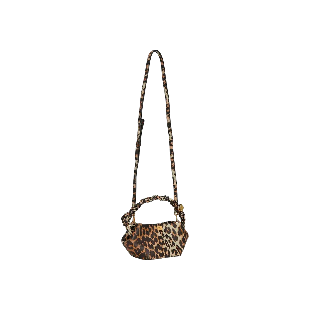 Ganni Leopard Mini Bou Bag