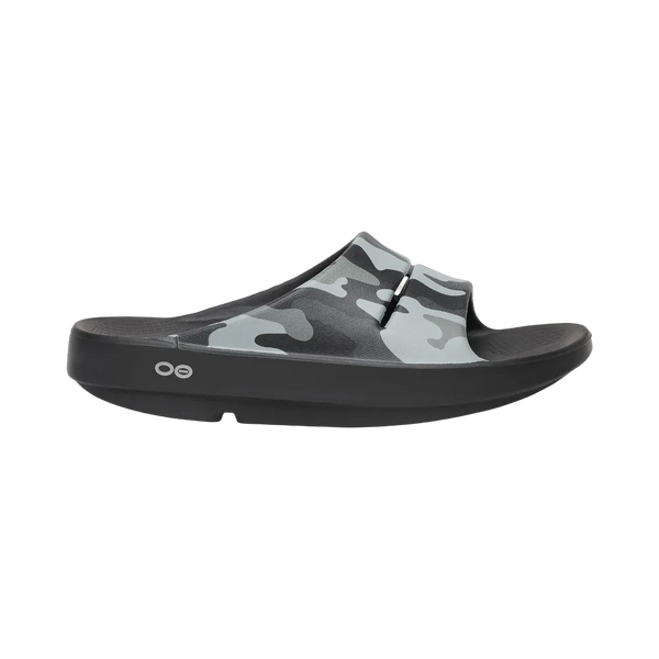 Oofos OOahh Sport Slide Sandal Night Camo