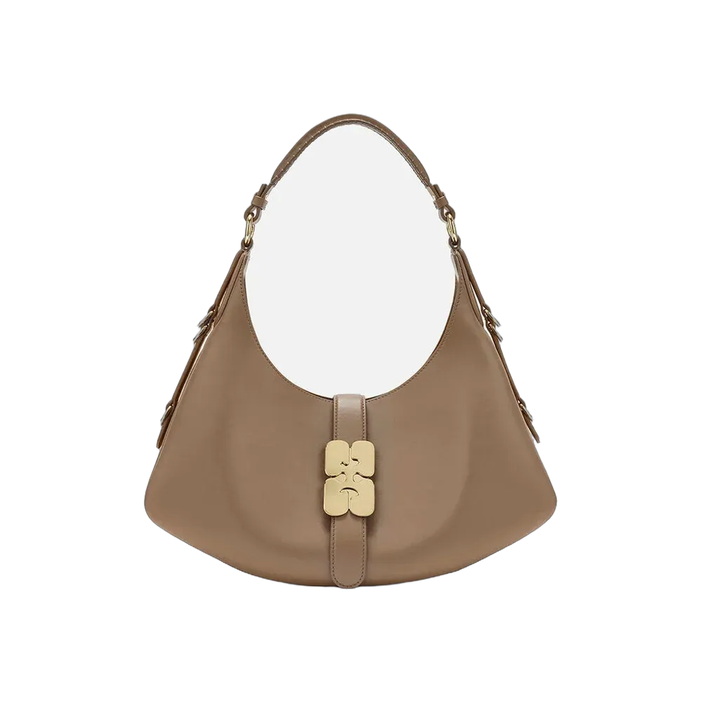 Ganni Small Kat Bag in Brown
