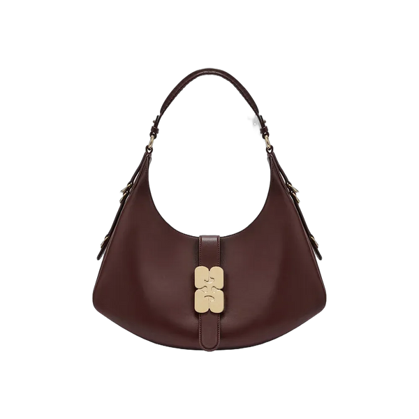 Ganni Brown Small Kat Bag
