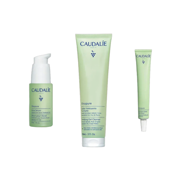 Caudalie Vinopure Acne-Prone Skin Trio