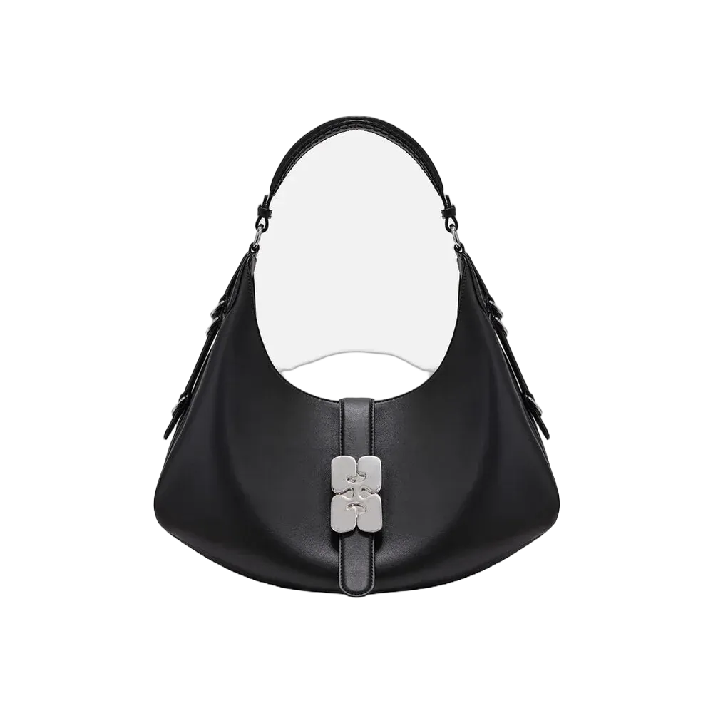 Ganni Black Small Kat Bag