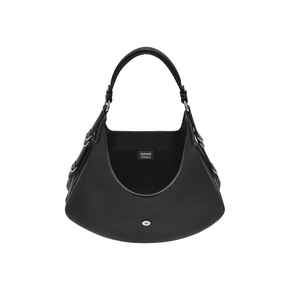 Ganni Black Small Kat Bag