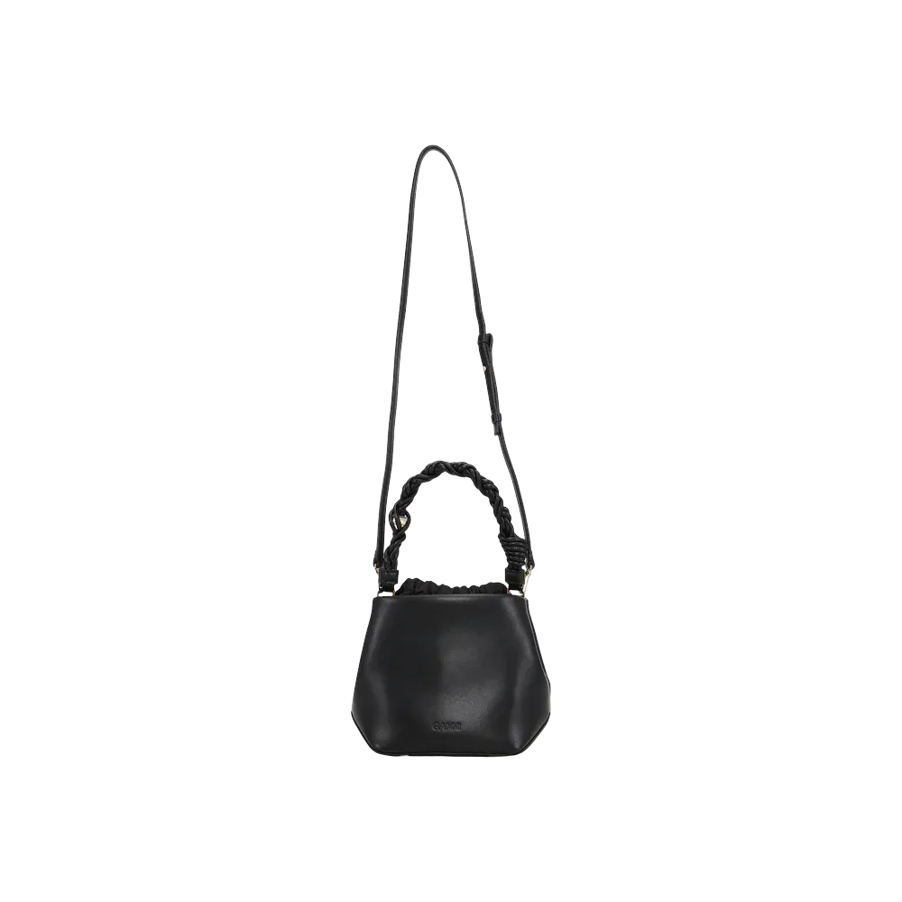 Ganni Black Bou Bucket Bag