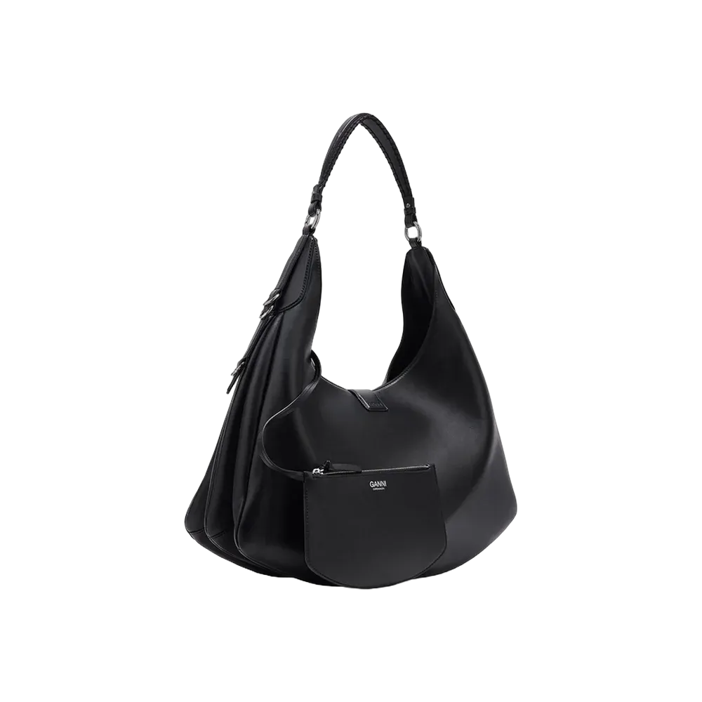 Ganni Black Large Kat Bag