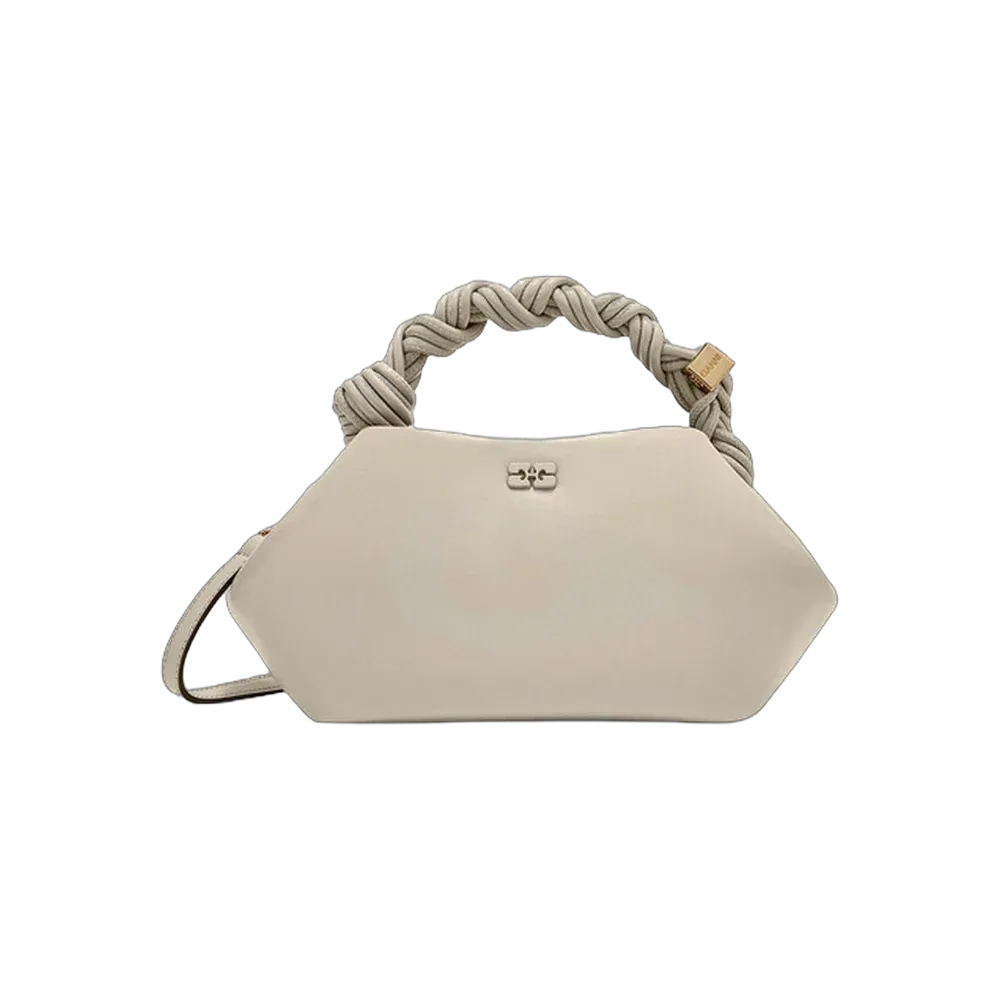 Ganni Light Grey Small Bou Bag