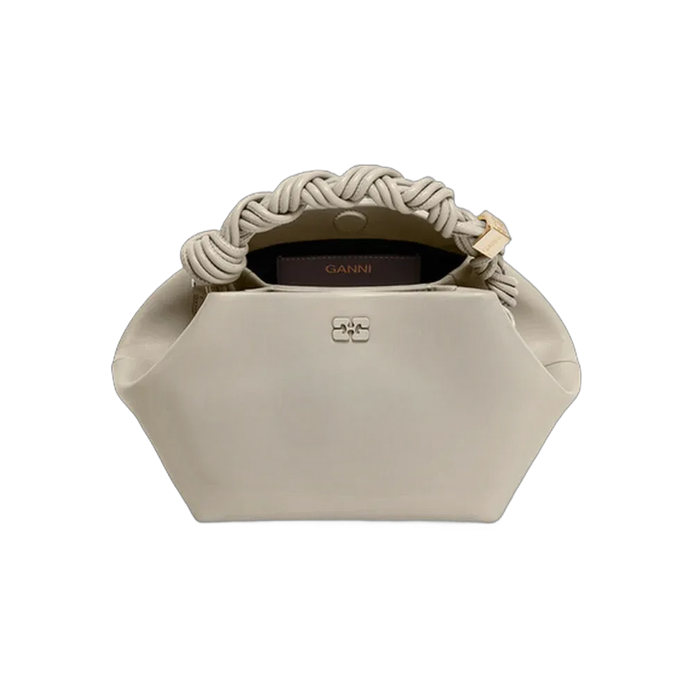 Ganni Light Grey Small Bou Bag