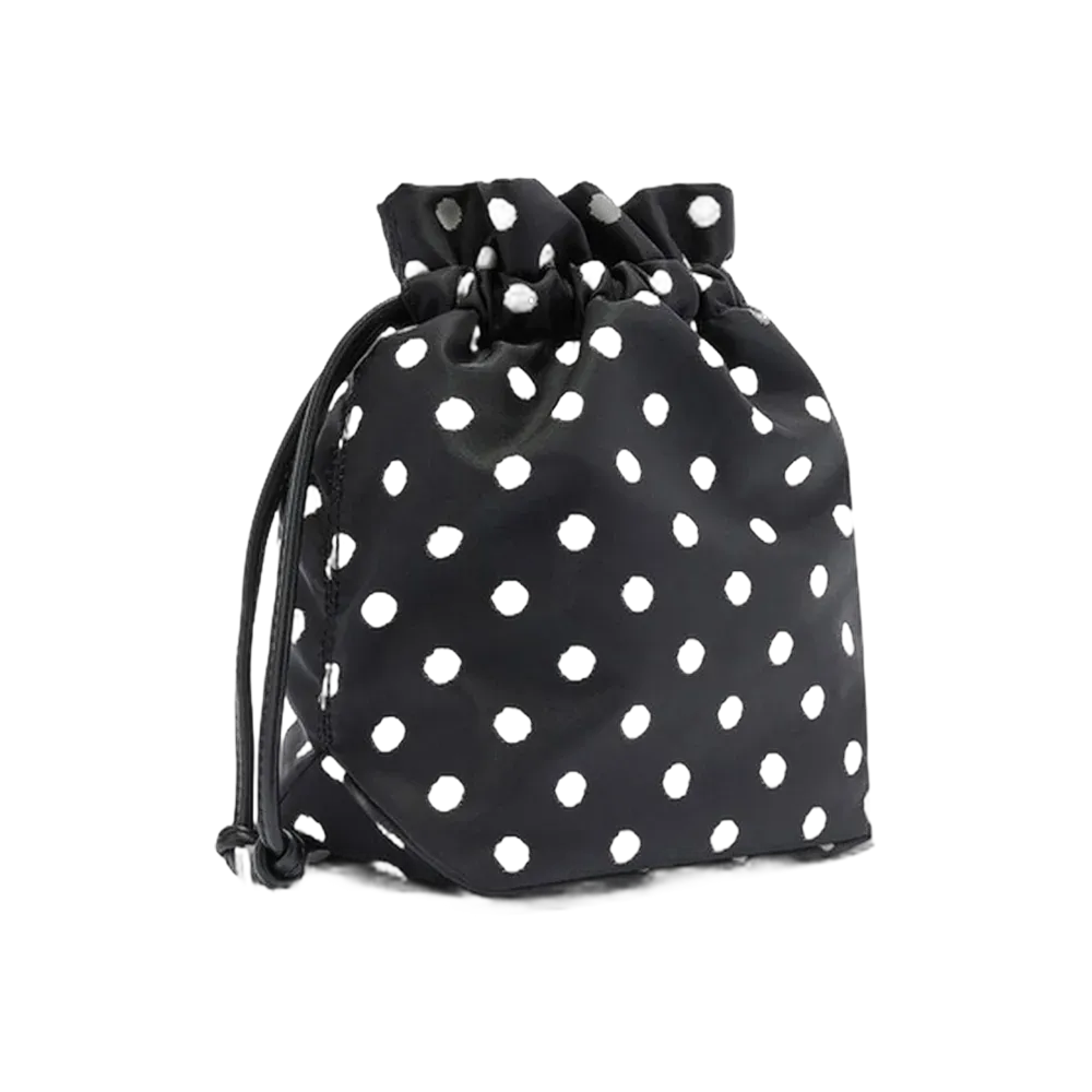 Ganni Printed Bou Bucket Pouch with Dots