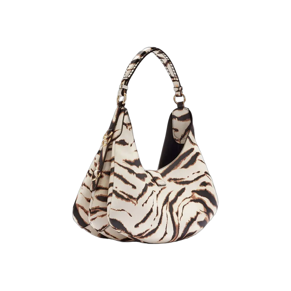 Ganni Small Kat Bag in Zebra