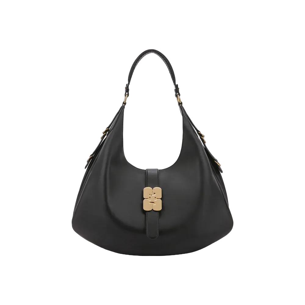 Ganni Black Large Kat Bag