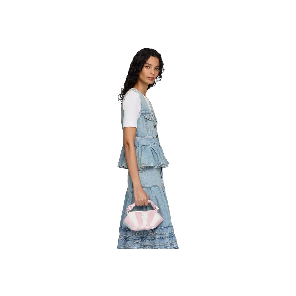 Ganni Mini Bou Bag in Pink Circus