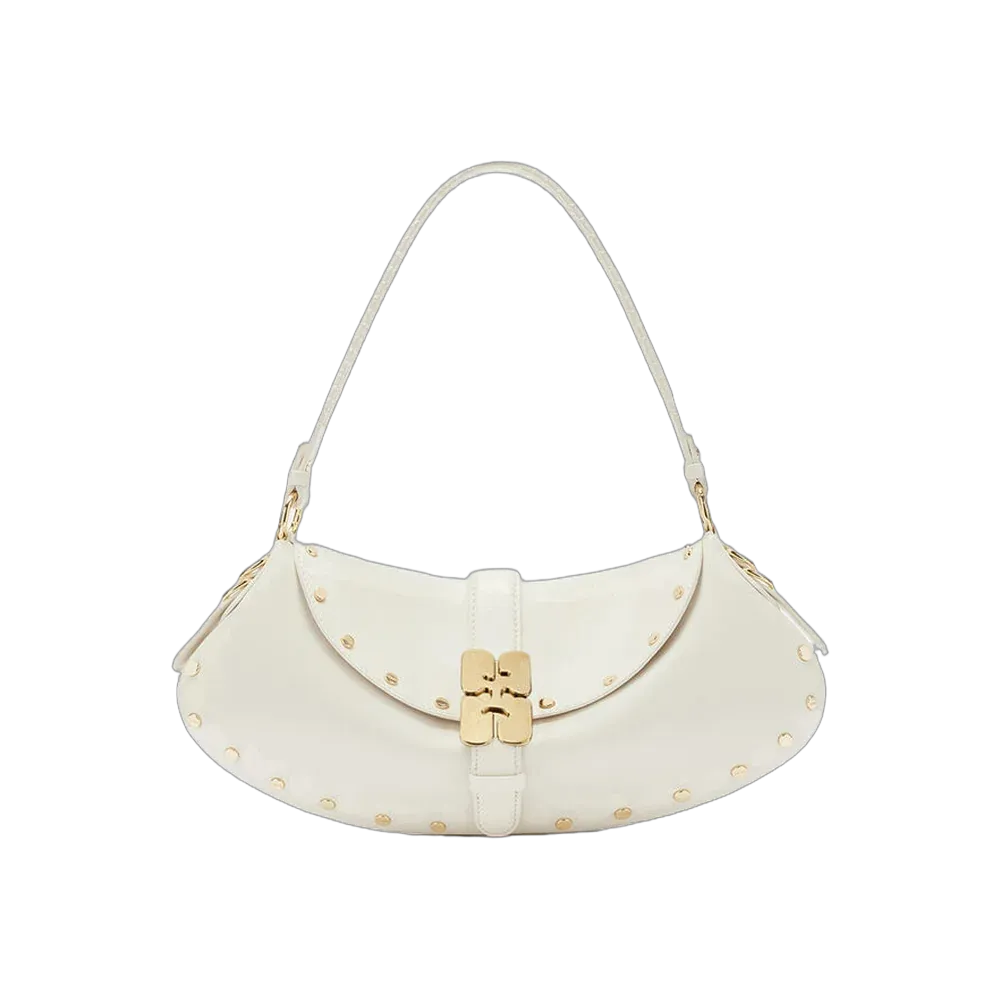 Ganni B-Kat Bag Studs in White