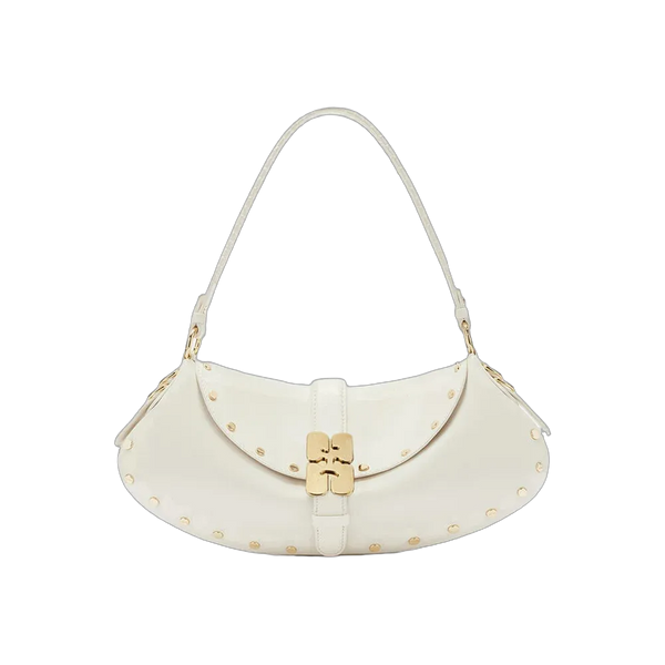 Ganni B-Kat Bag Studs in White