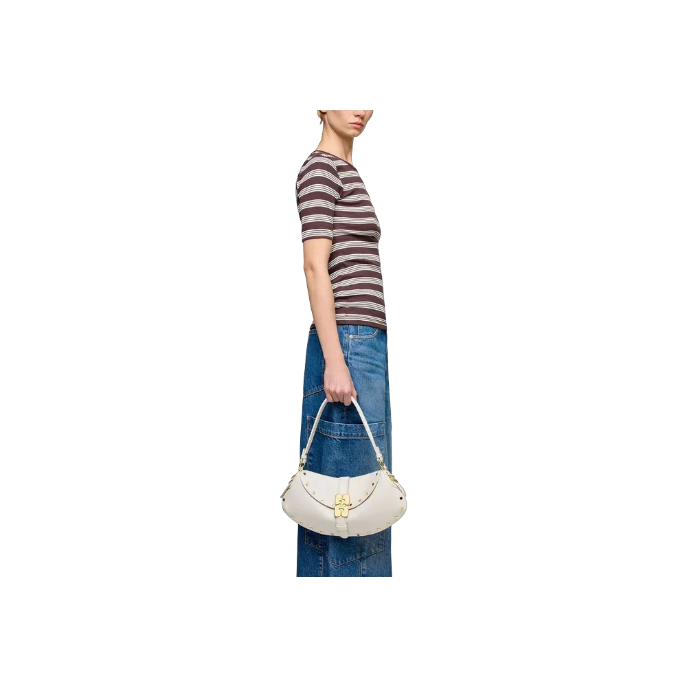 Ganni B-Kat Bag Studs in White