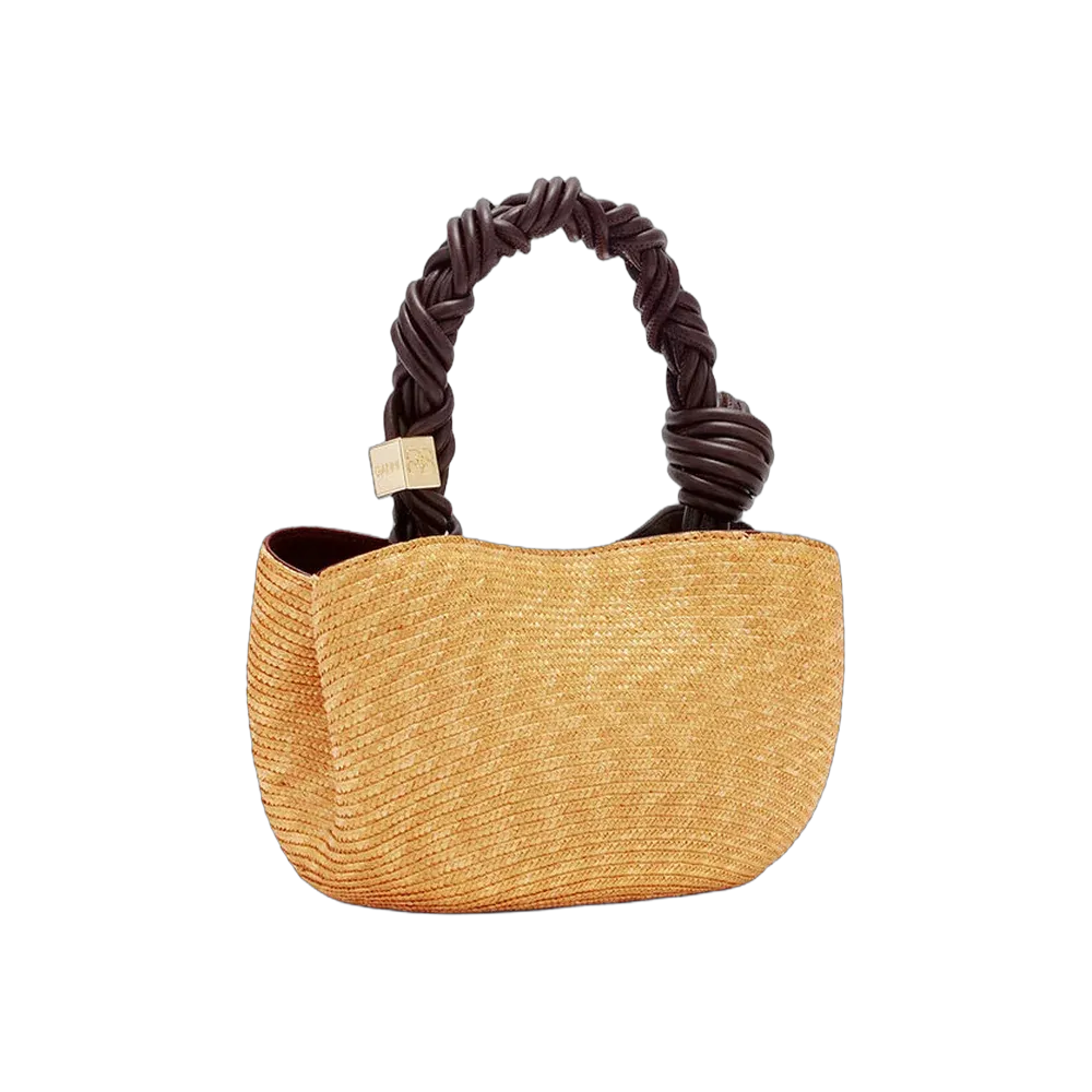 Ganni Mini Bou Bag in Straw