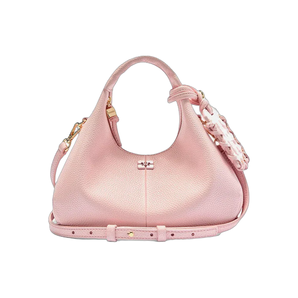 Ganni Grained Mini Hobo Bag