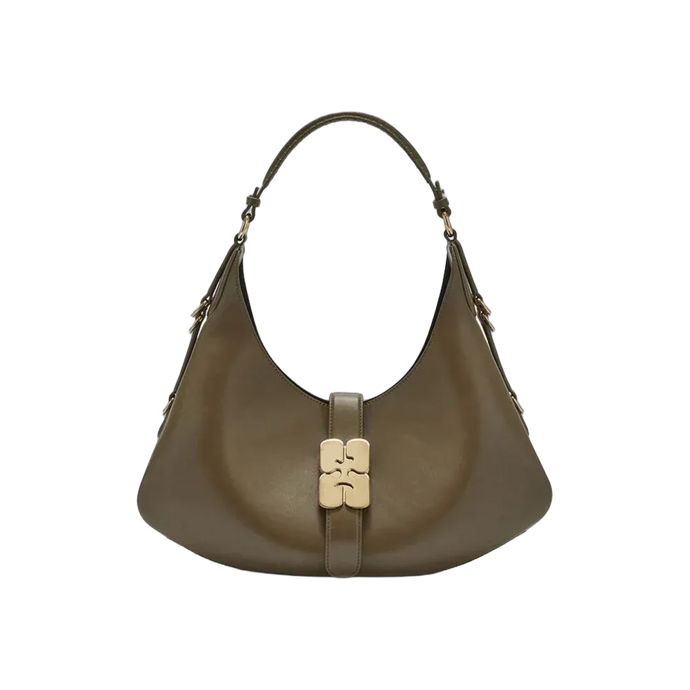Ganni Small Kat Bag in Green