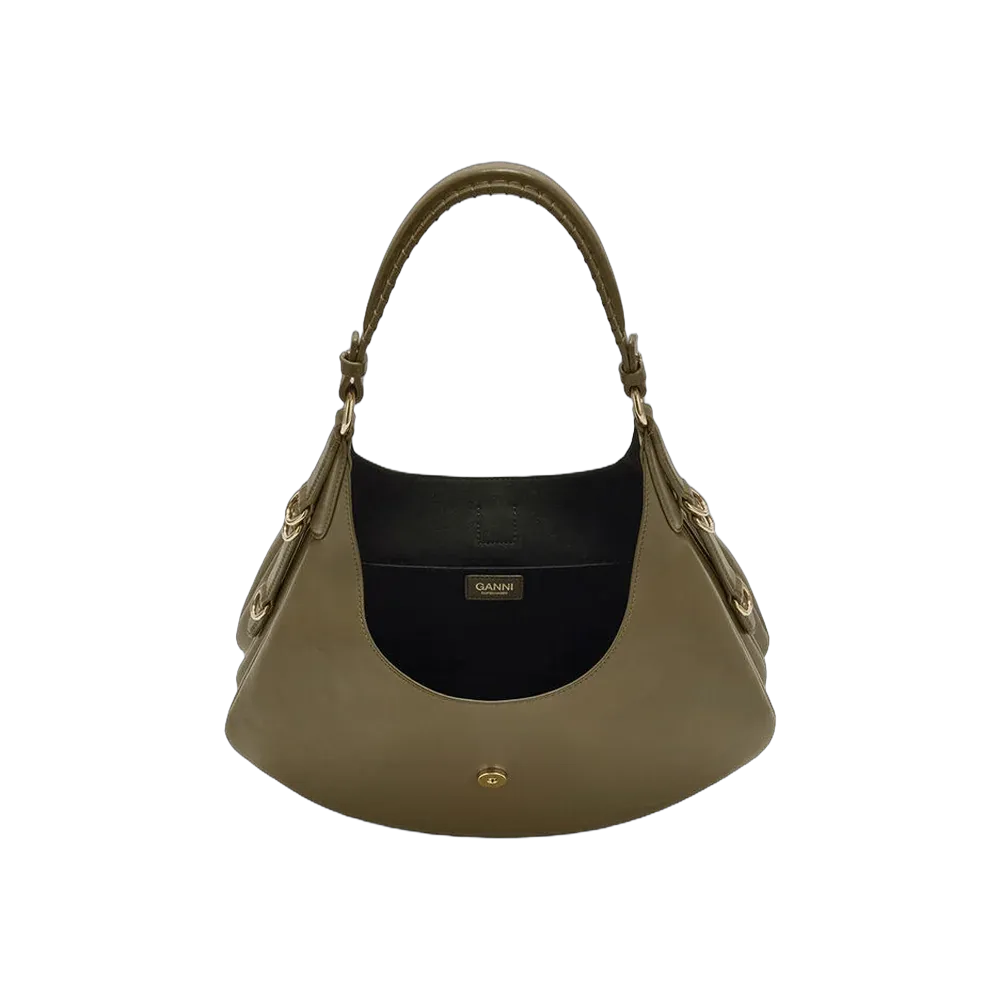 Ganni Small Kat Bag in Green
