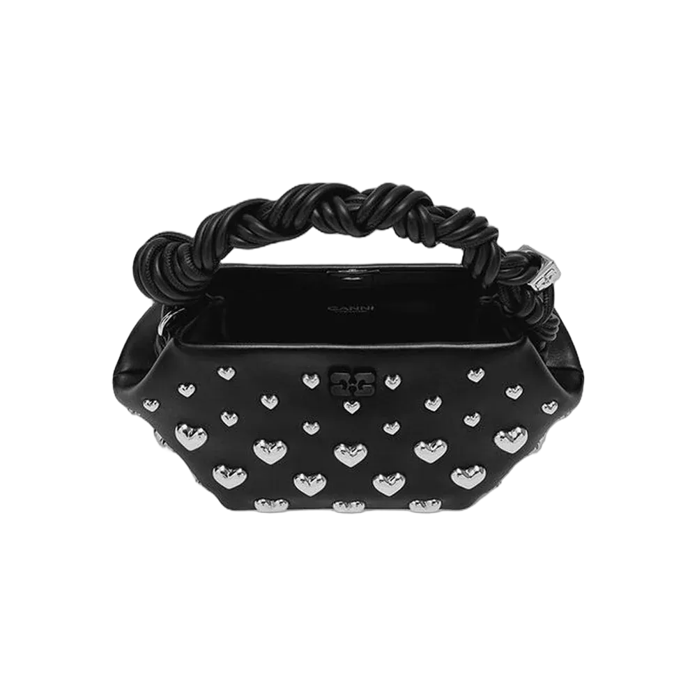 Ganni Mini Bou Bag in Black Studs