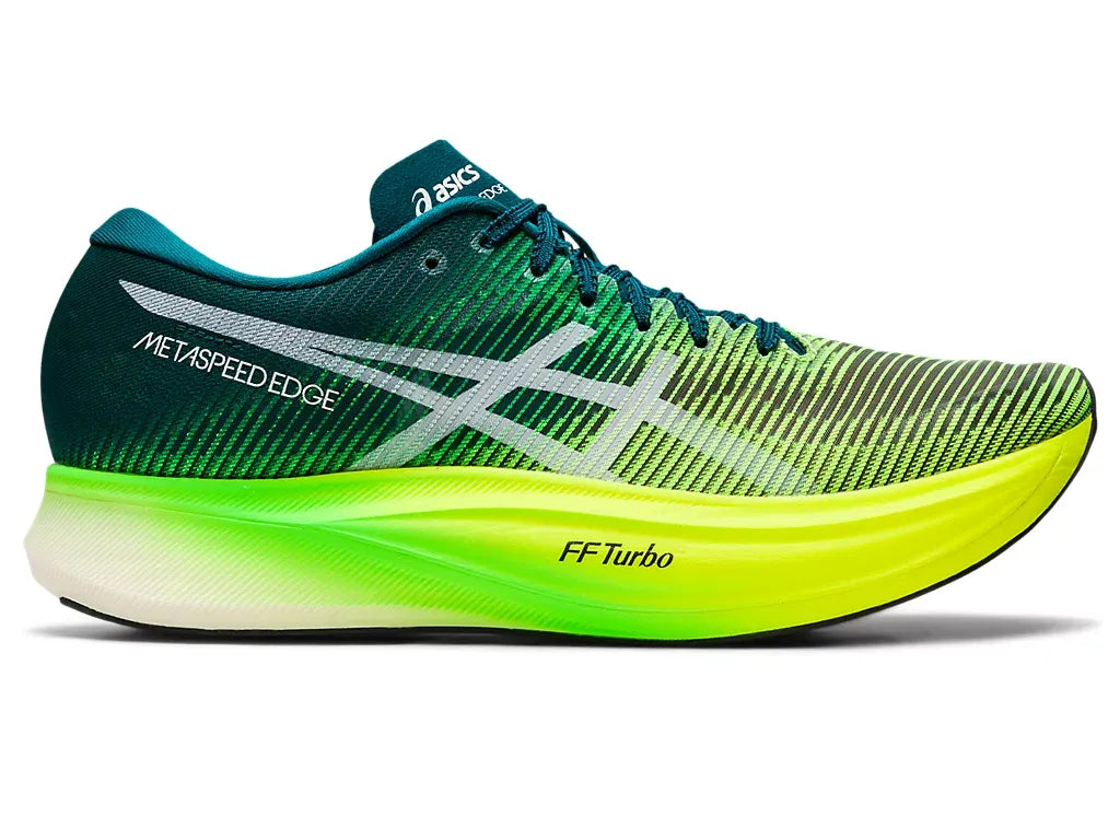 Asics Metaspeed Edge+ Velvet Pine/Safety Yellow