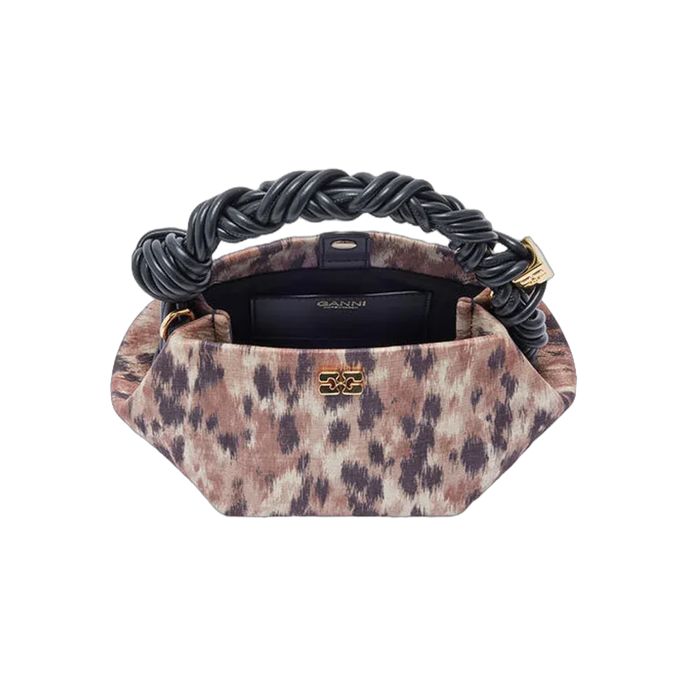 Ganni Mini Bou Bag in Printed Taffeta