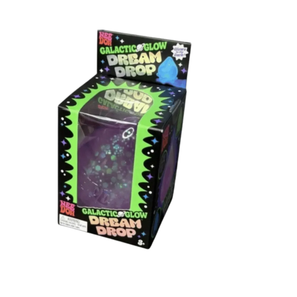 NeeDoh Galactic Glow Dream Drop Squishy Fidget Toy Nebula Haze