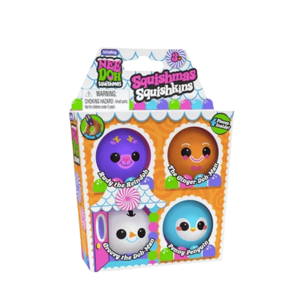 NeeDoh Squishmas Squishkins Squishy Fidget Toy