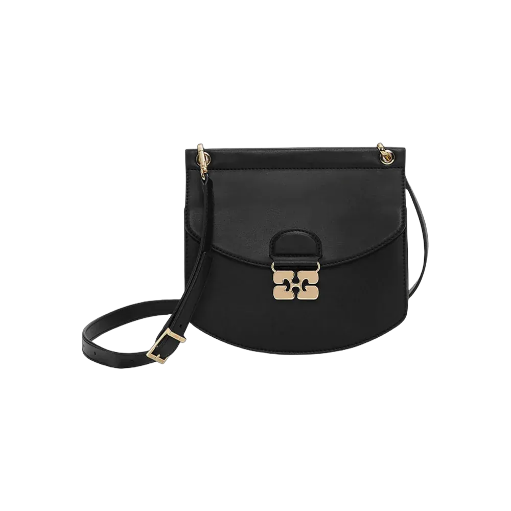Ganni Black Small Apo-G Bag