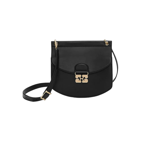 Ganni Black Small Apo-G Bag