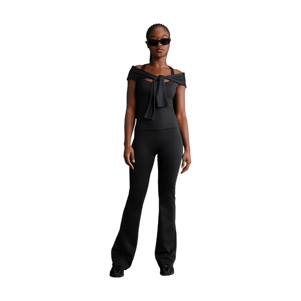 Nike X Skims Matte Women's High-Waisted Slim Flared Leggings Obsidian