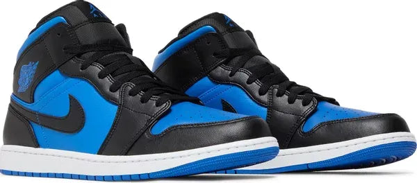 Air Jordan 1 Mid 'Black Royal Blue'
