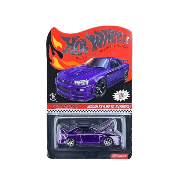 Hot Wheels RLC Nissan Skyline GT-R (R34) Spectraflame Purple