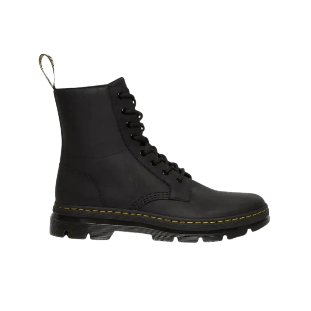 Dr Martens Combs Leather Casual Boots Black