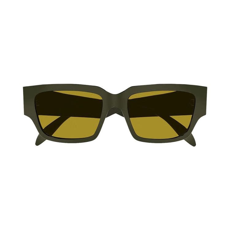 Alexander Mcqueen Alexander Mcqueen Square Sunglasses Green/Yellow