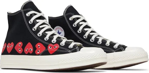 Converse x PLAY Comme des Garçons Chuck 70 Multi Heart High 'Black'