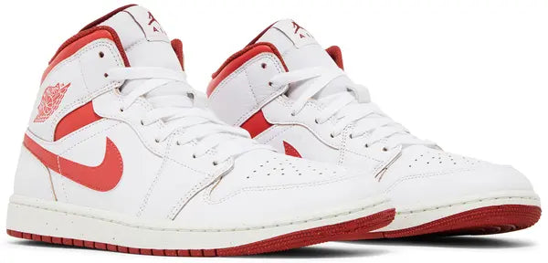 Air Jordan 1 Mid SE 'White Dune Red'