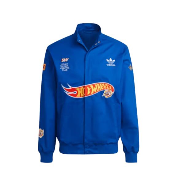 adidas adidas x Sean Wotherspoon x Hot Wheels Race Jacket Blue/Power Blue