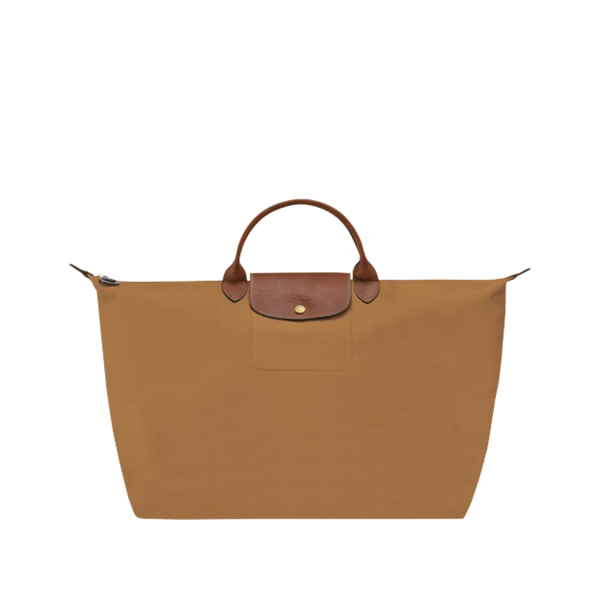 Longchamp Le Pliage Original M Handbag Fawn - Recycled canvas