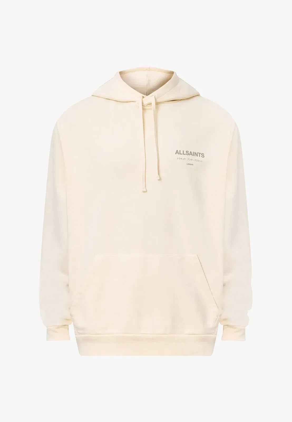 All Saints All Saints Underground Oth Hoodie Sandy White