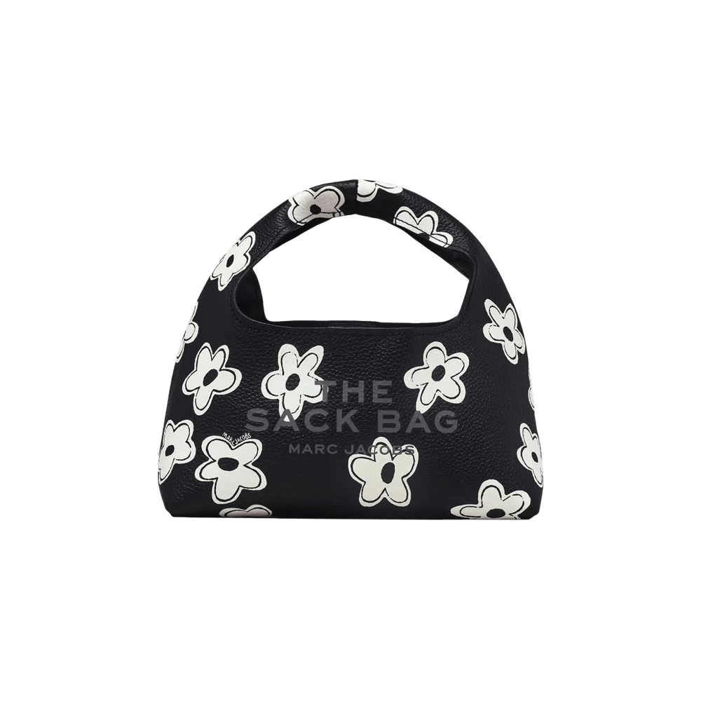 Marc Jacobs Marc Jacobs Mini Daisy Leather Sack Bag Black/White