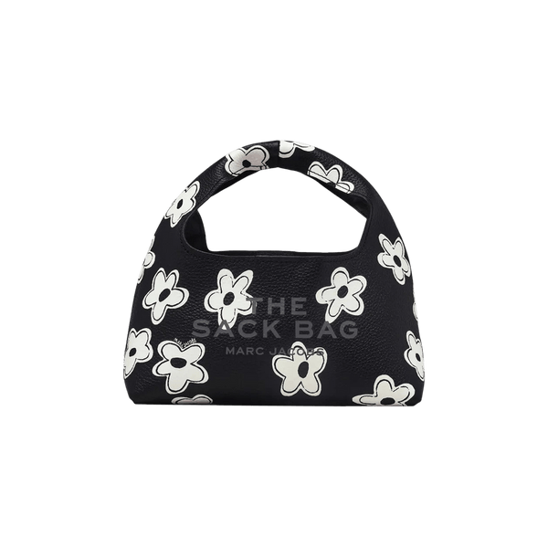 Marc Jacobs Marc Jacobs Mini Daisy Leather Sack Bag Black/White