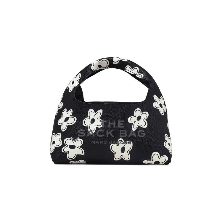 Marc Jacobs Marc Jacobs Mini Daisy Leather Sack Bag Black/White