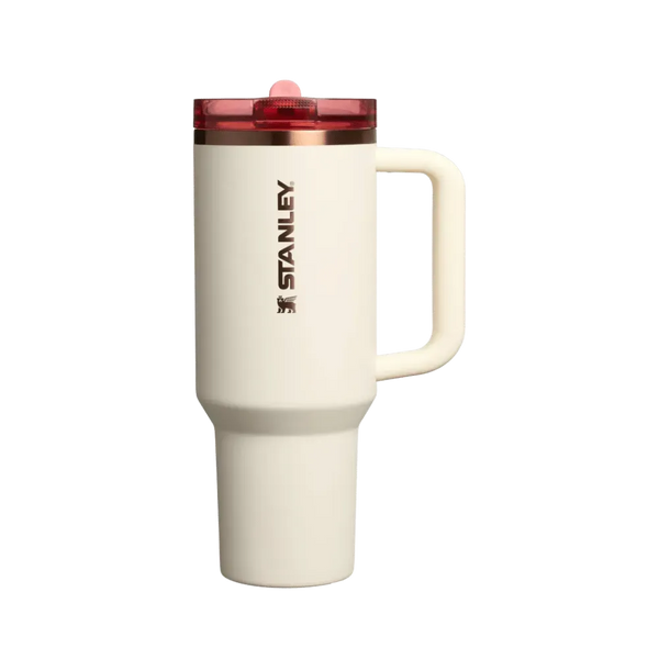 Stanley The Quencher ProTour Flip Straw Tumbler | 40 OZ Cream Rose Gold