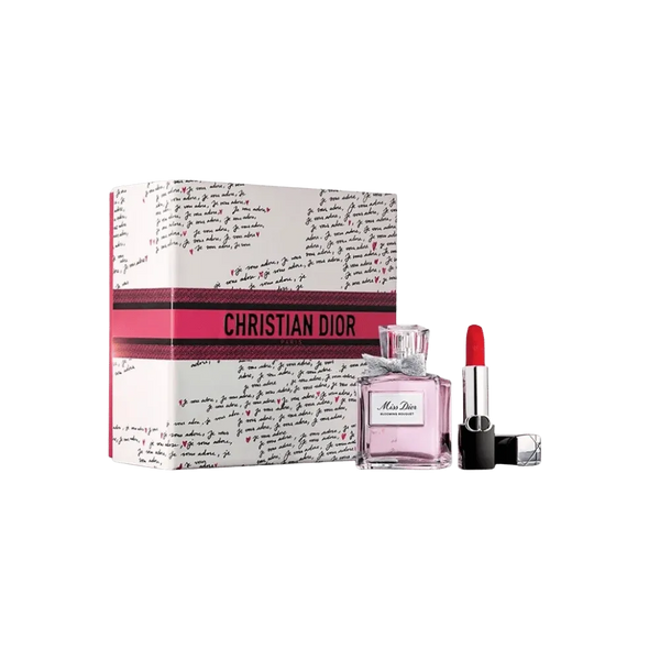 Dior Rouge Perfume + Lipstick Set
