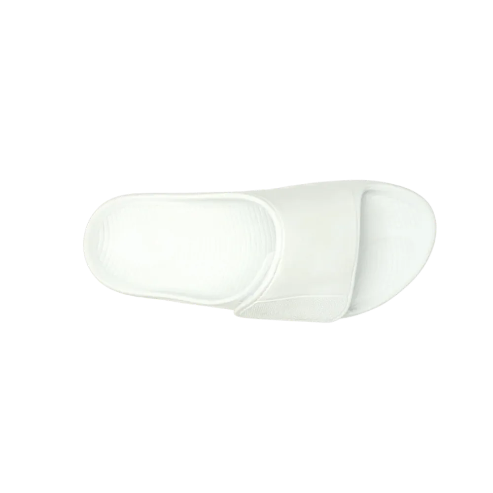 Oofos OOahh Sport Flex Sandal white
