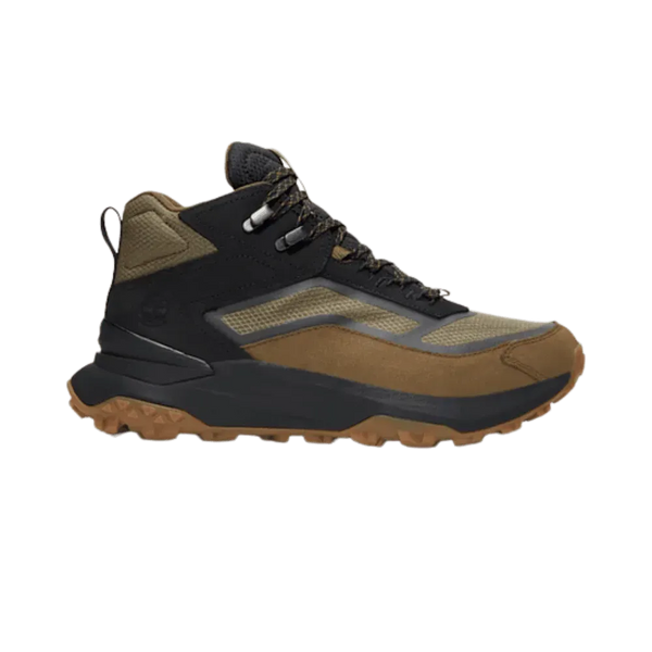 Timberland Motion Access Mid Waterproof Sneaker Olive Green Ripstop Men'S