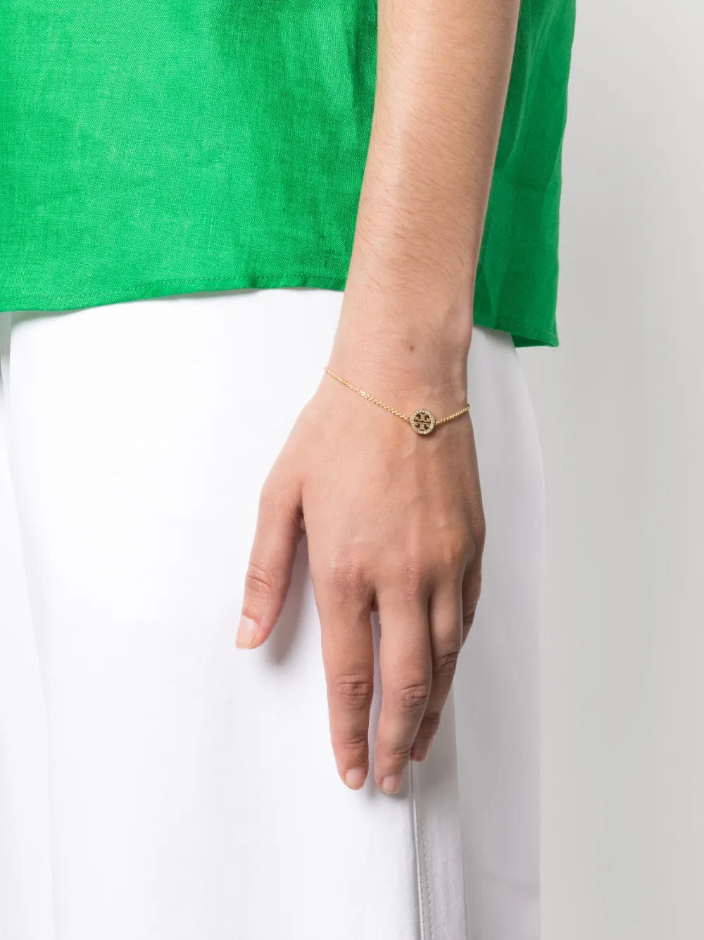 Tory Burch Miller cut-out logo bracelet